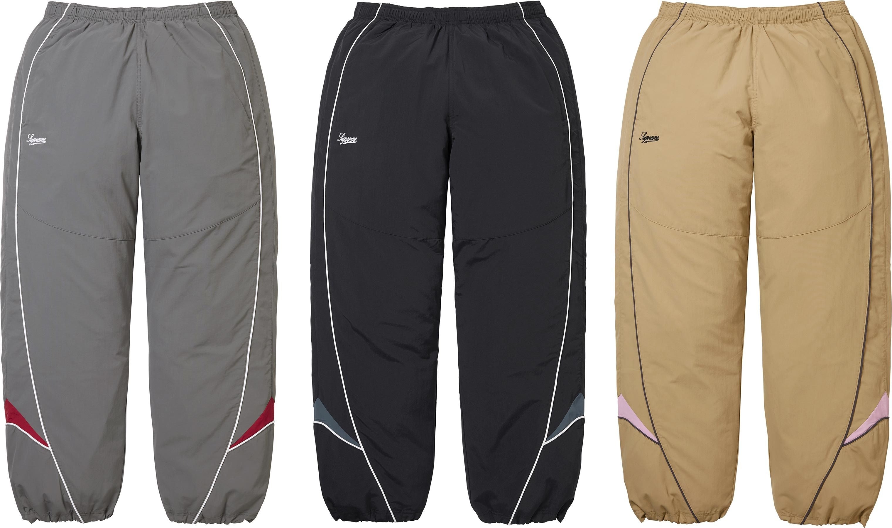 Contrast Piping Track Pant